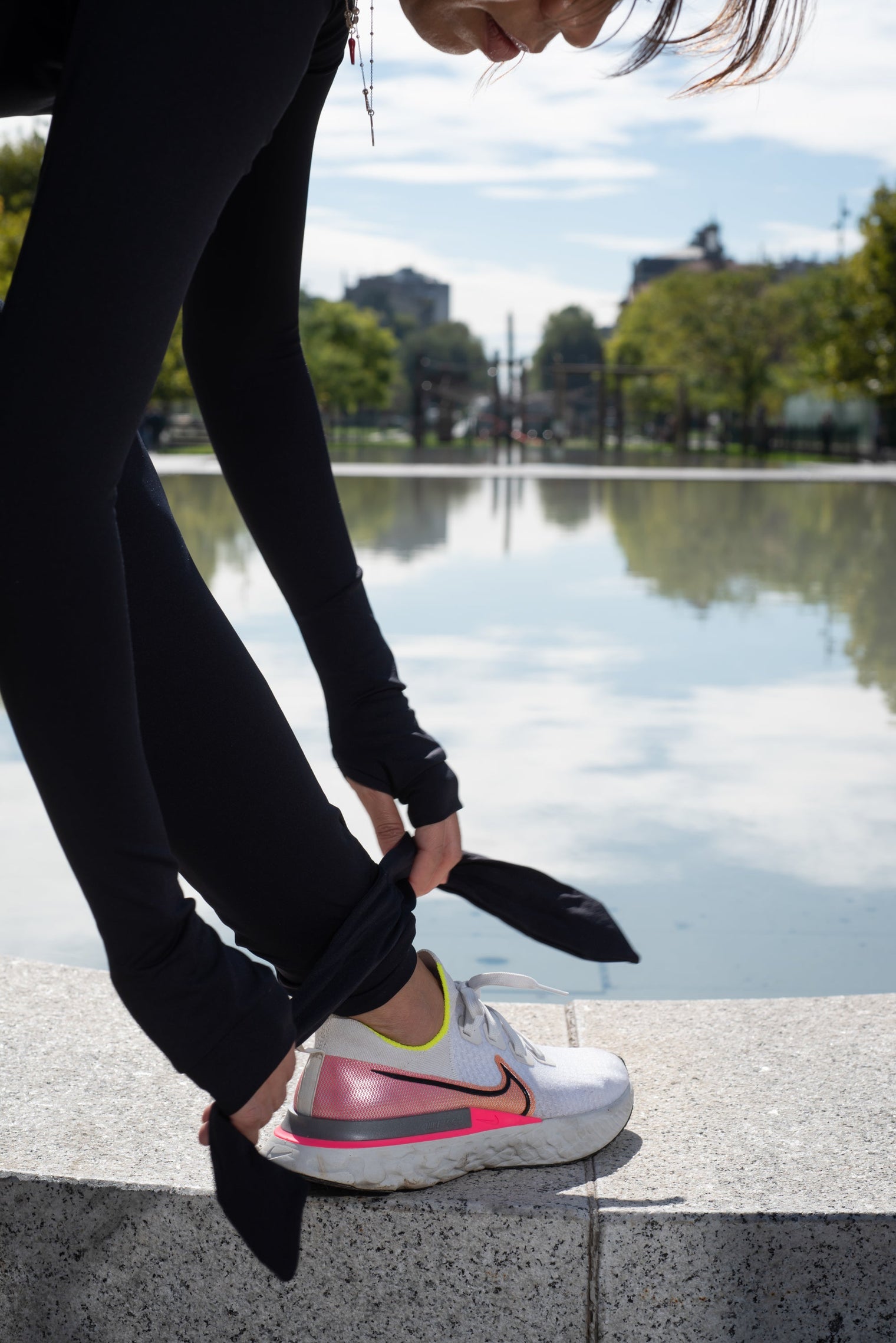 Bio Light Tao Black Bow Leggings