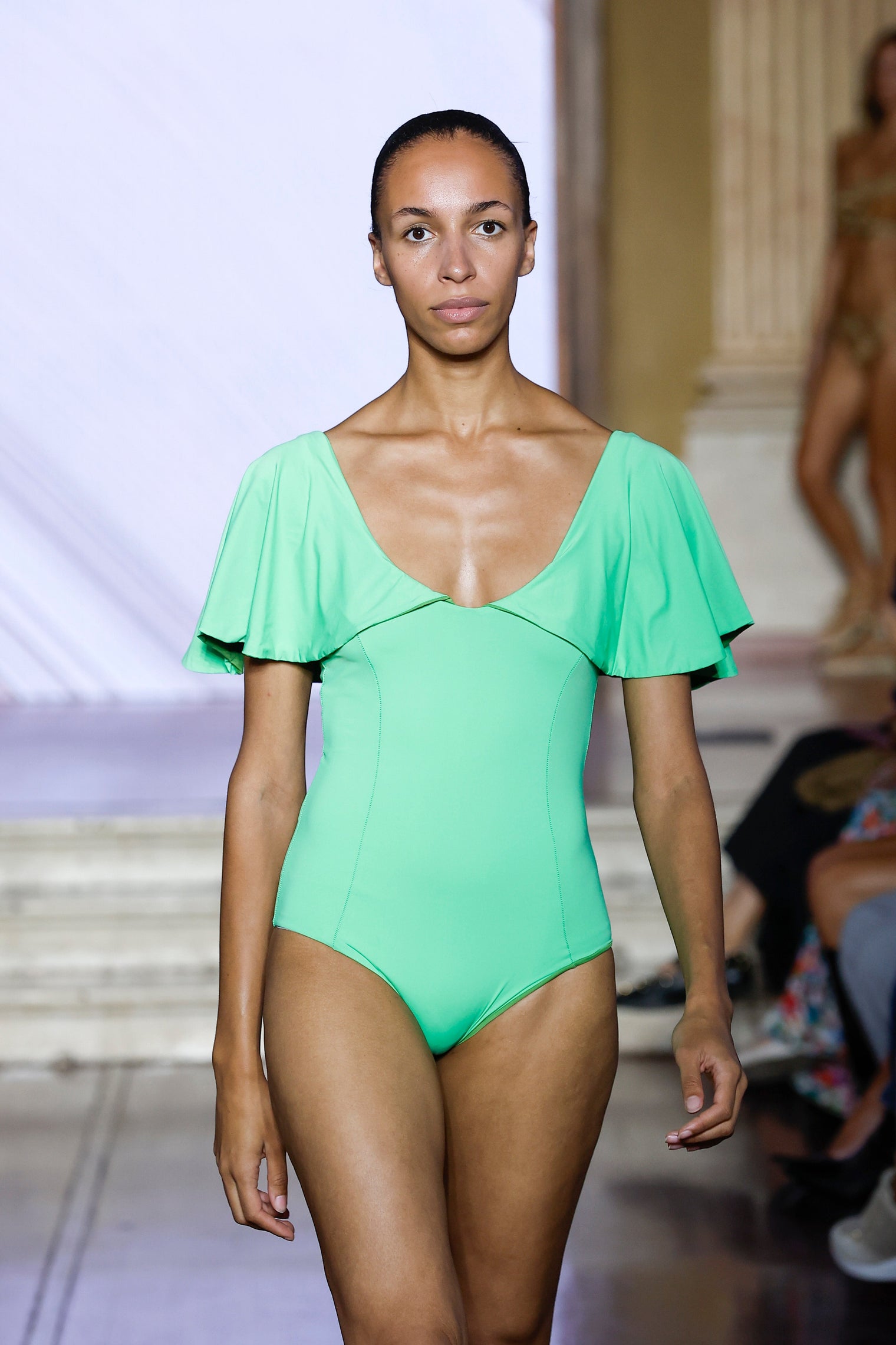 Vitória Regia Green Swimsuit