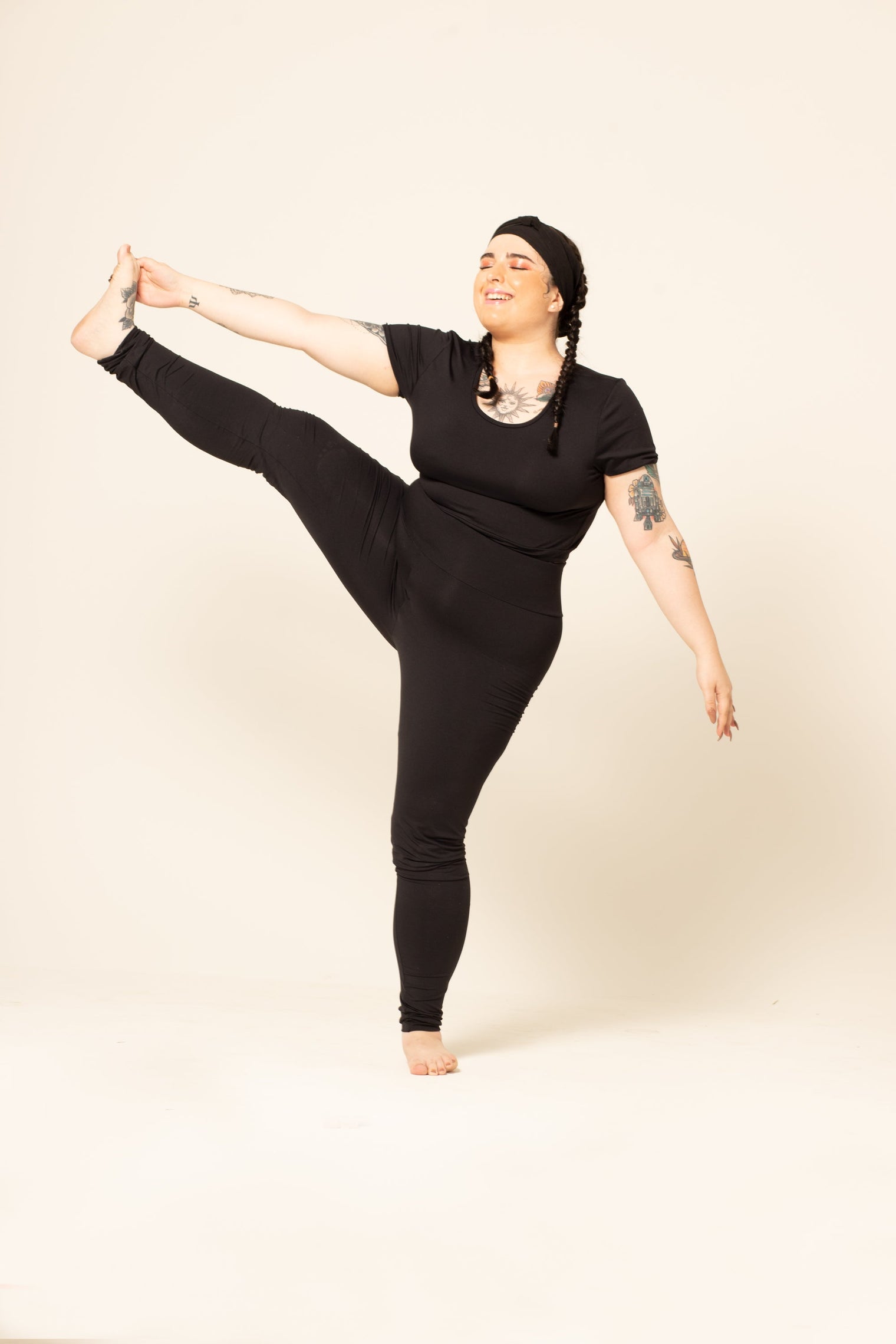 Bio Light Basic Black Leggings