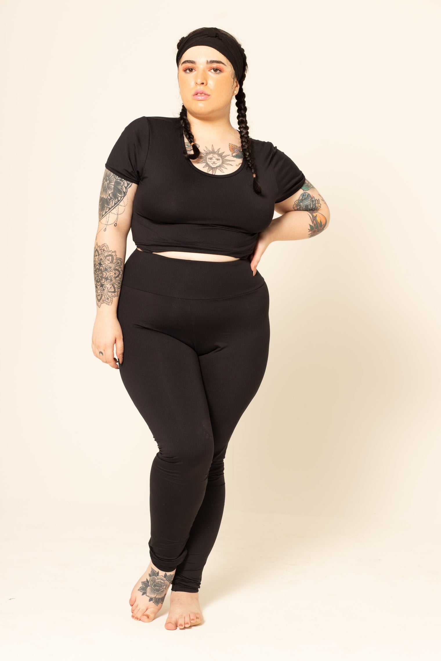 Bio Light Basic Black Leggings