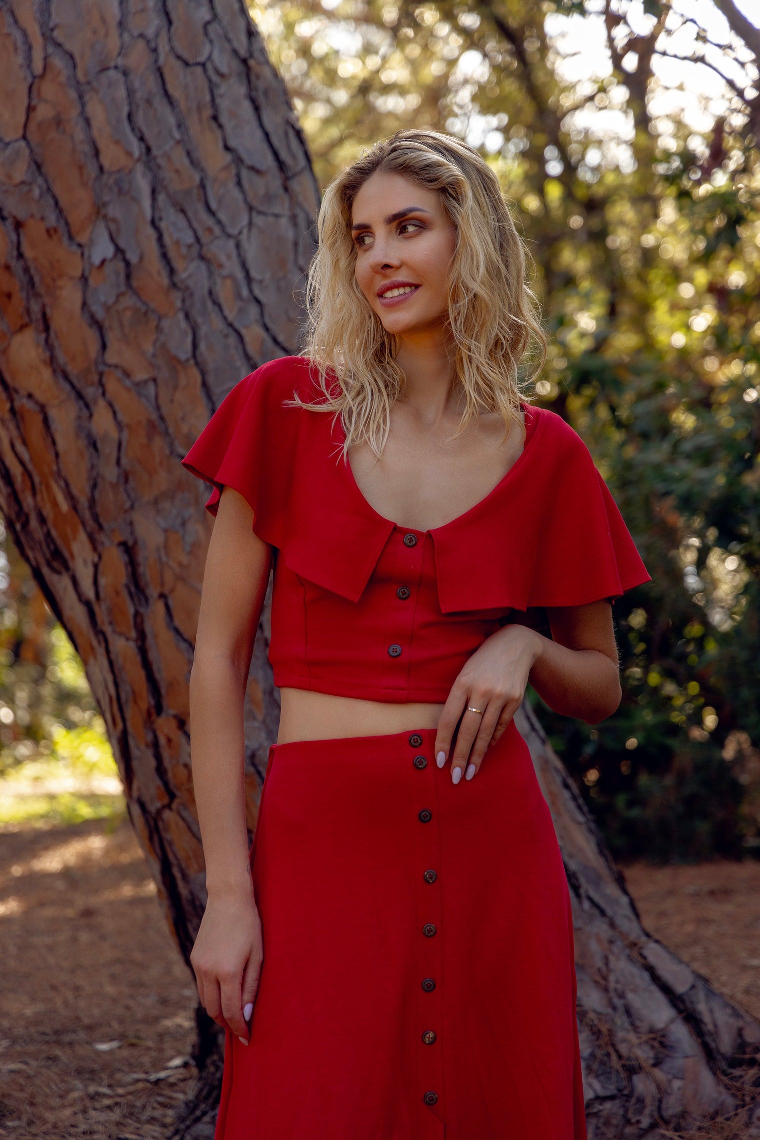 Butterfly Amazônia Midi Skirt