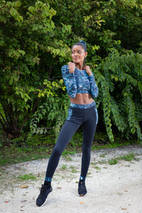 Bio Leggings New Zealand Light Turquoise Crystal