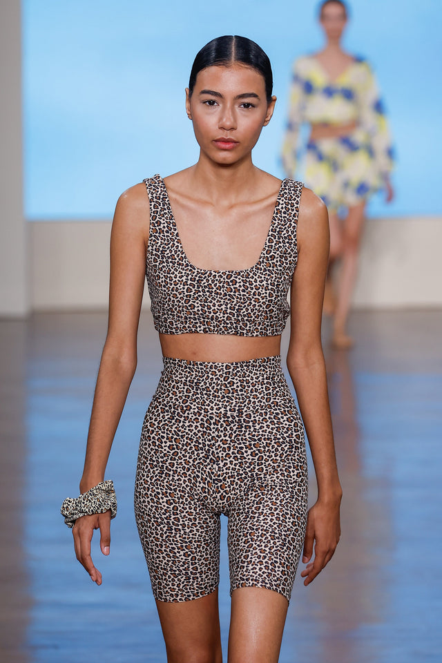 Basic Leopard-Print Top