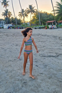 Bikini per bambini con spalla unica Mom & Me