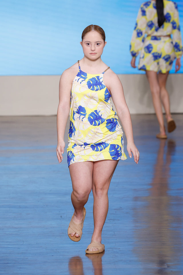 Caly Leaves Dress