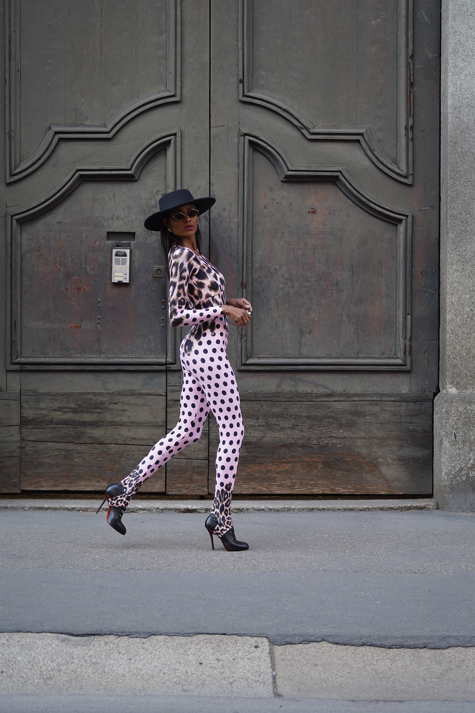 Catwoman Animal Print Jumpsuit by Dolls