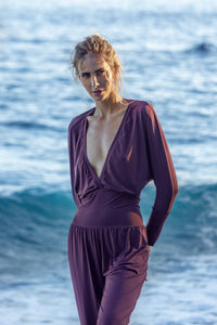 Positano Açaí Boho Jumpsuit
