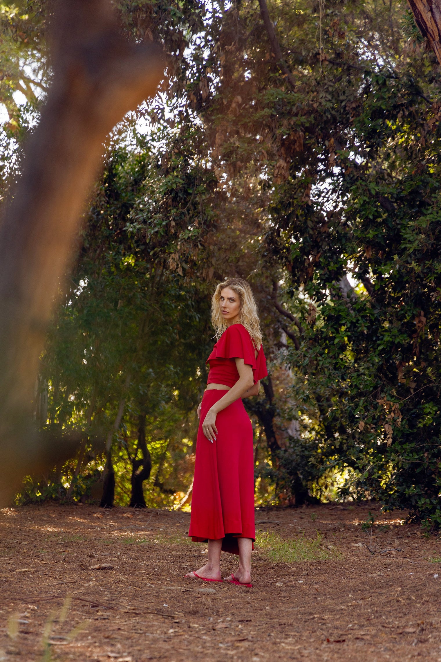 Butterfly Amazônia Midi Skirt