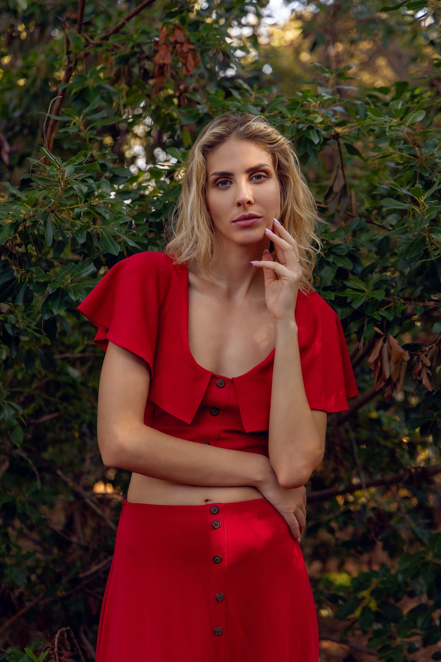 Butterfly Amazônia Cropped Top