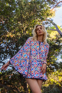 Butterfly Amazônia Poncho